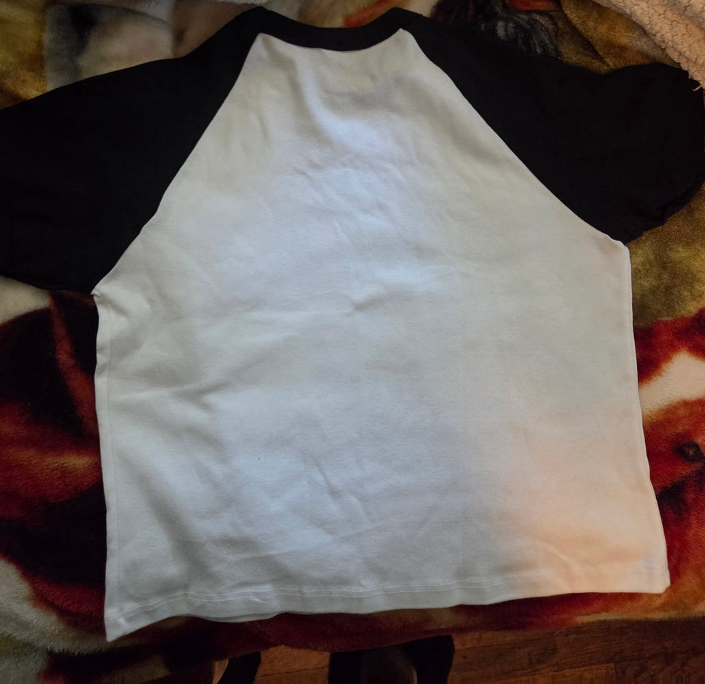 Dia De Los Deftones Raglan Crop Tee