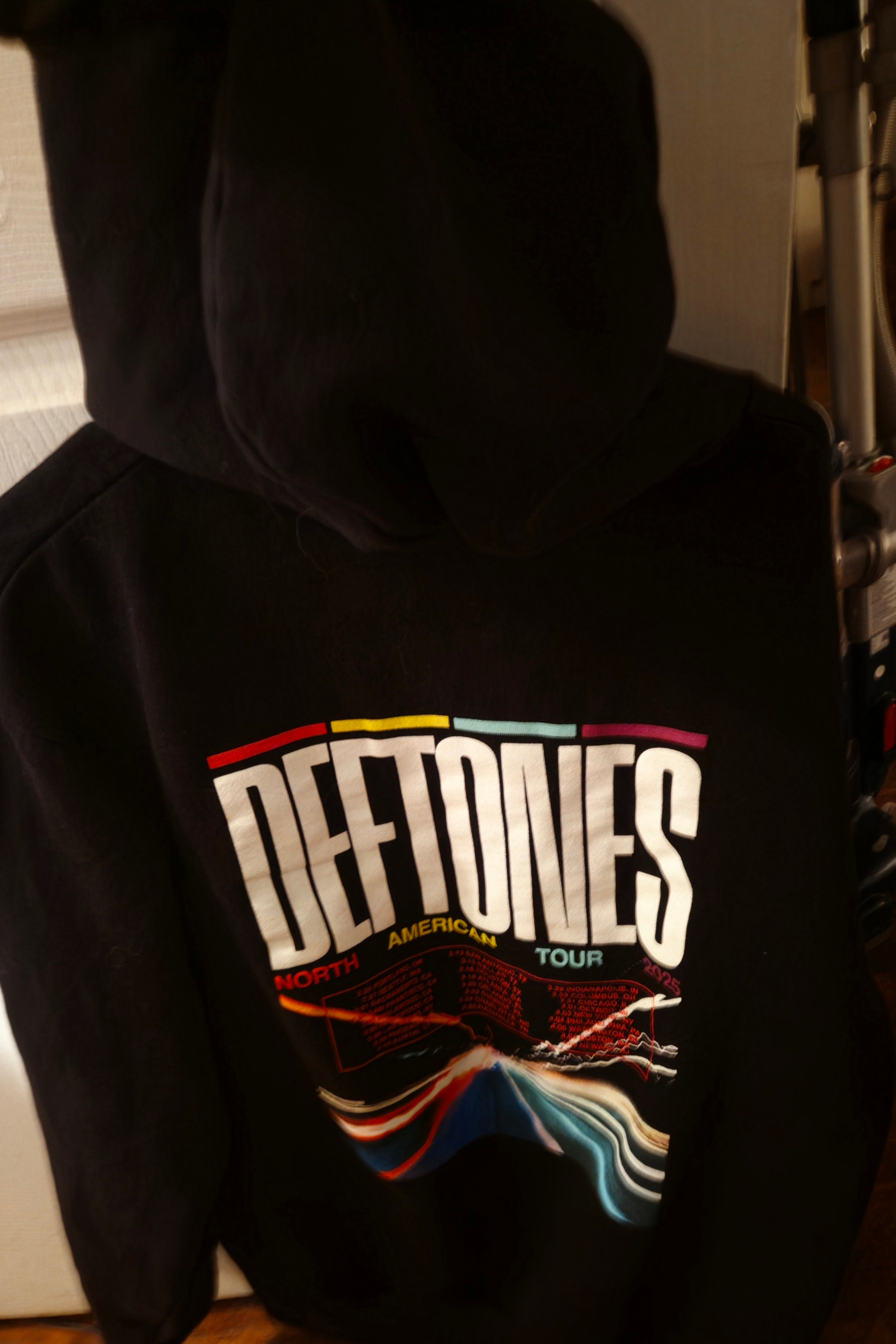 Deftones 2025 Tour Hoodie Official Manhead Merch NWOT Deadstock