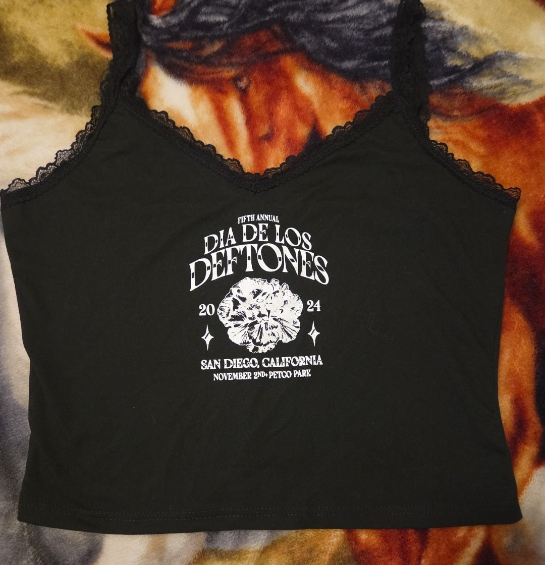 Deftones Official Cami/Crop Top