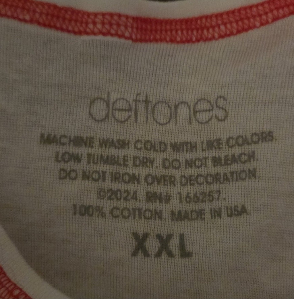 Deftones Forever Crop Muscle Tank – Official Merch (XXL)