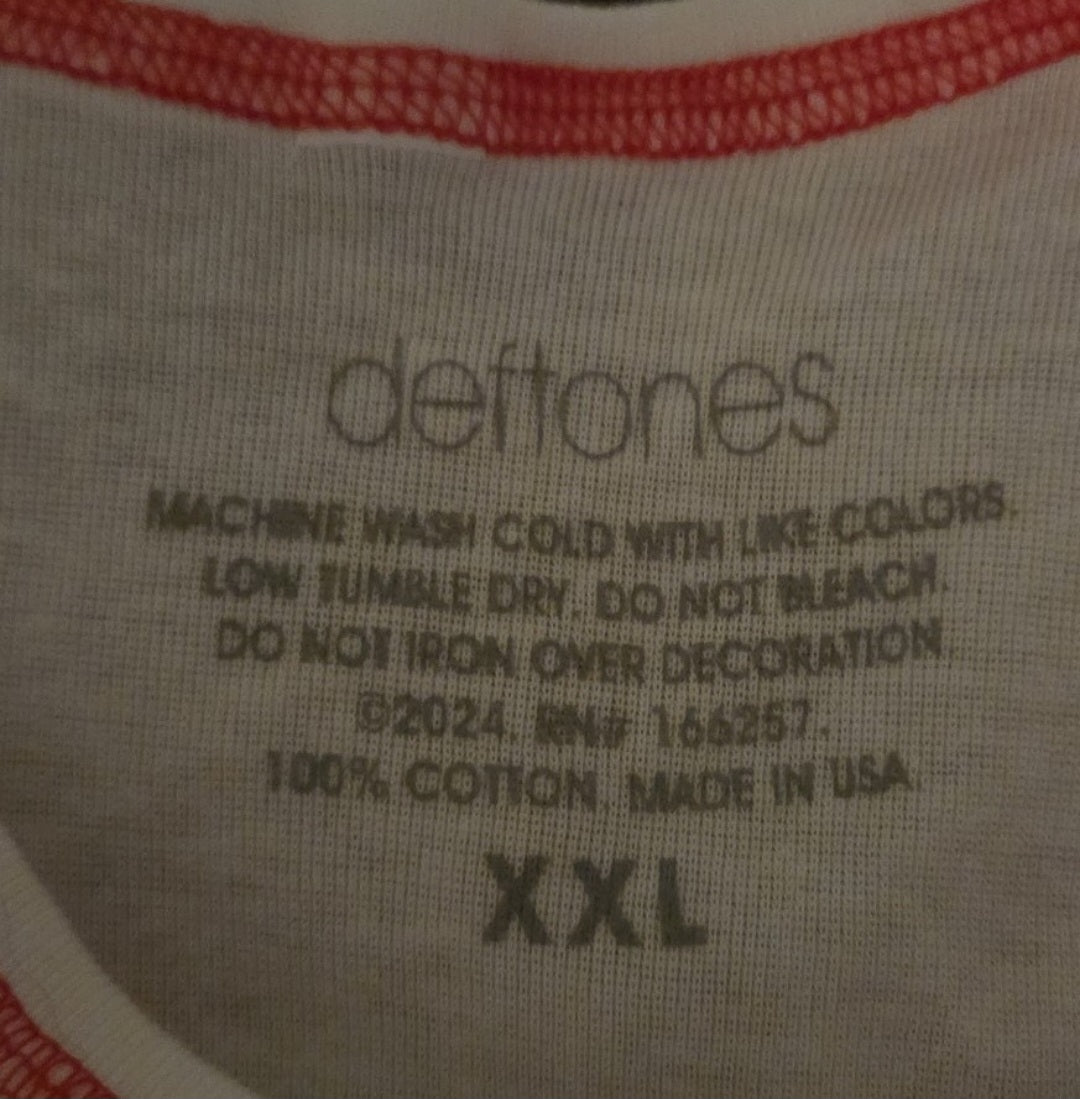 Deftones Forever Crop Muscle Tank – Official Merch (XXL)