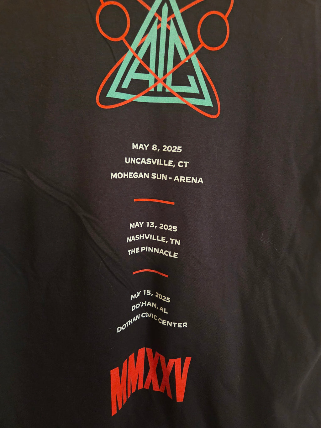 Rare Alice in Chains Canceled tour shirt