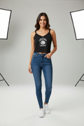 Deftones Cami on Regular Size Model with Face