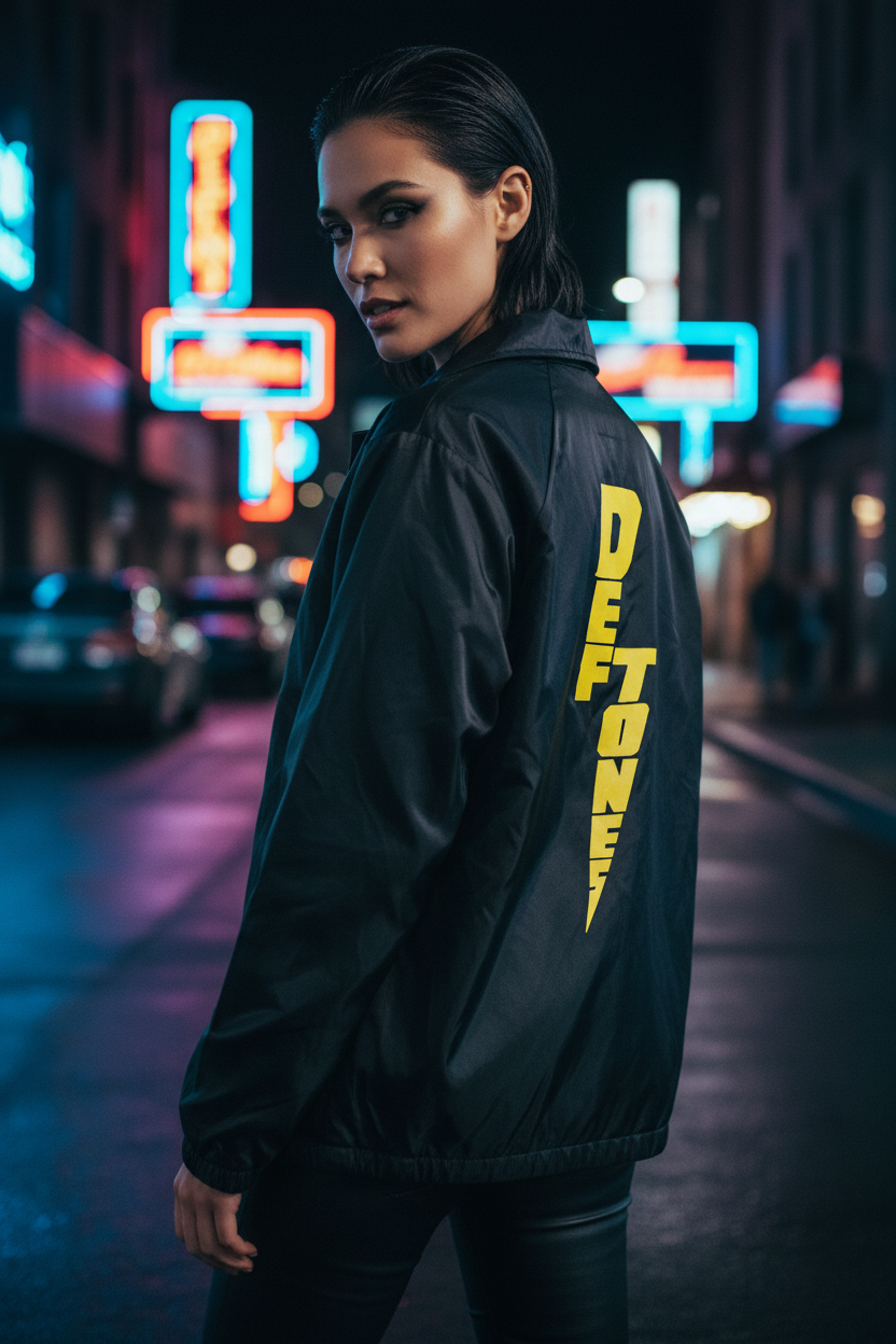 Deftones Jacket - Back Shot with Face