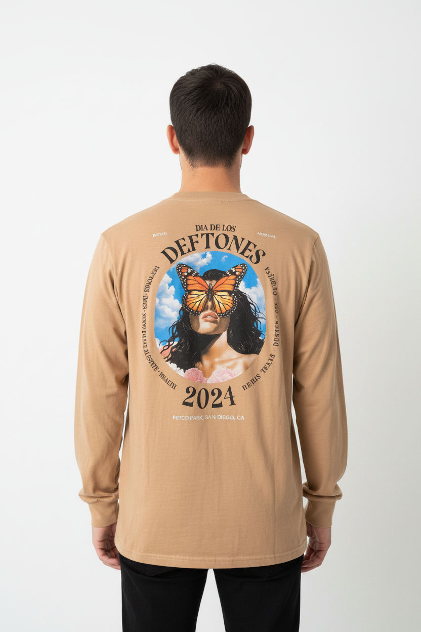 Deftones Long Sleeve Back