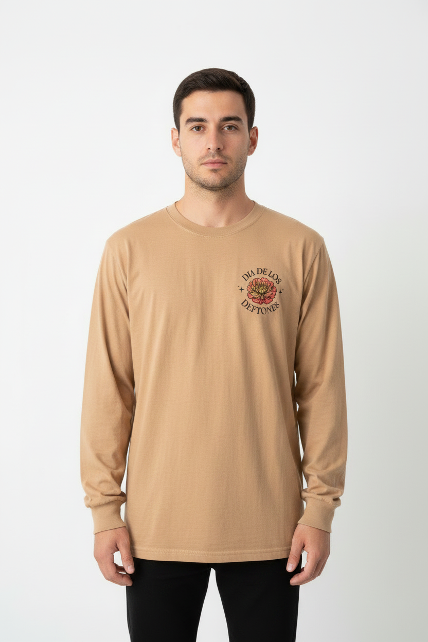 Deftones Long Sleeve Front - Matched Model