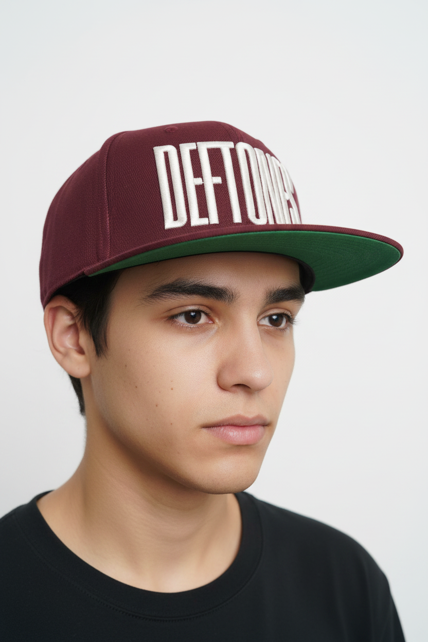 Deftones Snapback Model Shot