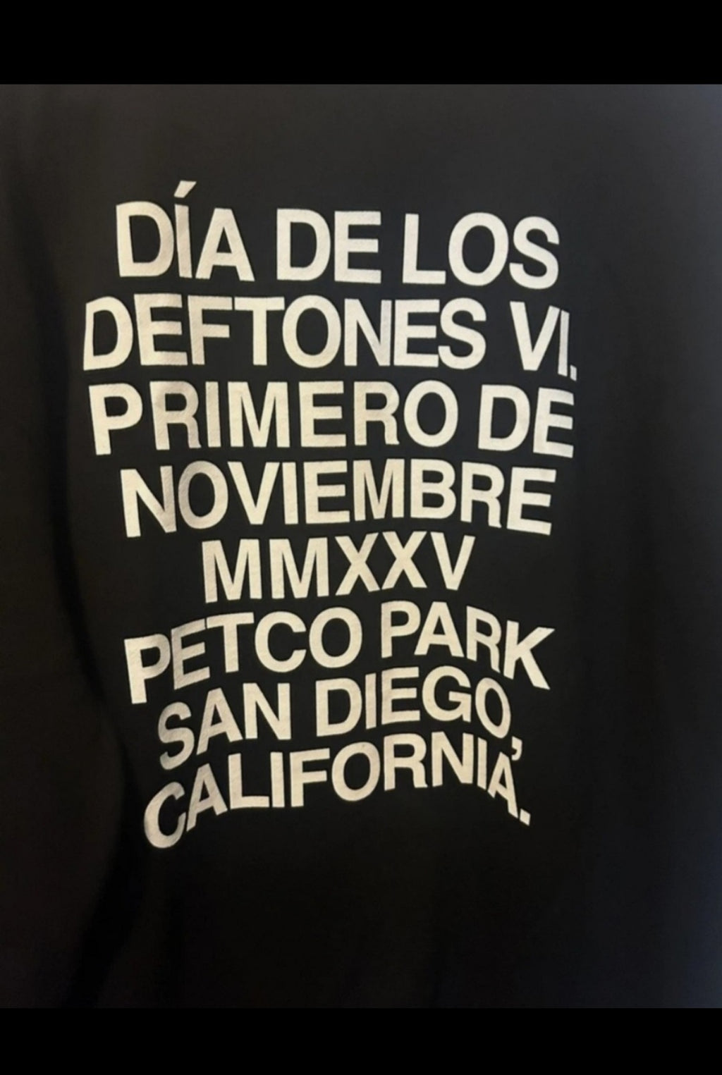Dia De Los Deftones VI Tour Crewneck brand deftones
