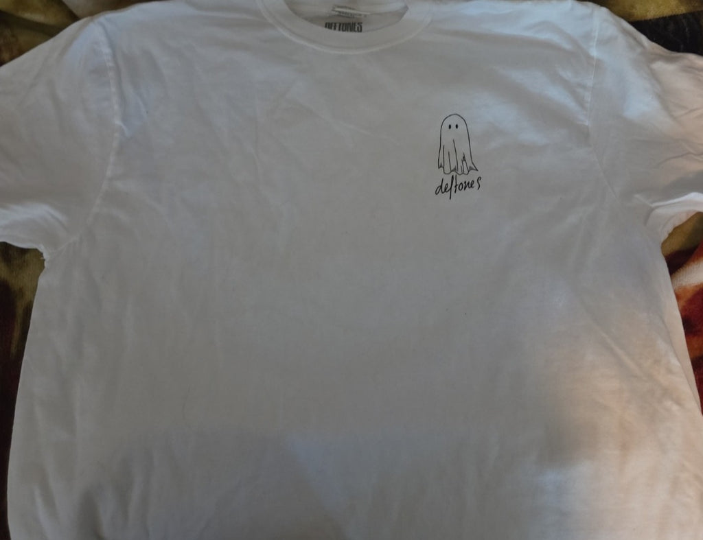 Official Deftones "Ghosts" Cream Graphic Tee – Unisex XL