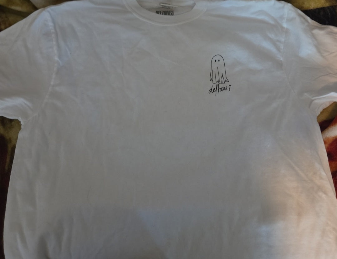Official Deftones "Ghosts" Cream Graphic Tee – Unisex XL